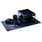 Dacasso Navy Blue 8-Piece Leather Desk Set, Bonded Leather DF-5003 - alternate 1